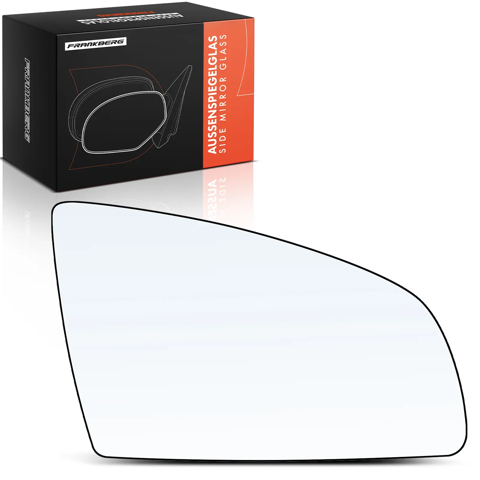 Spiegelglas, Außenspiegel Vorderachse rechts Frankberg 5481FB0052705