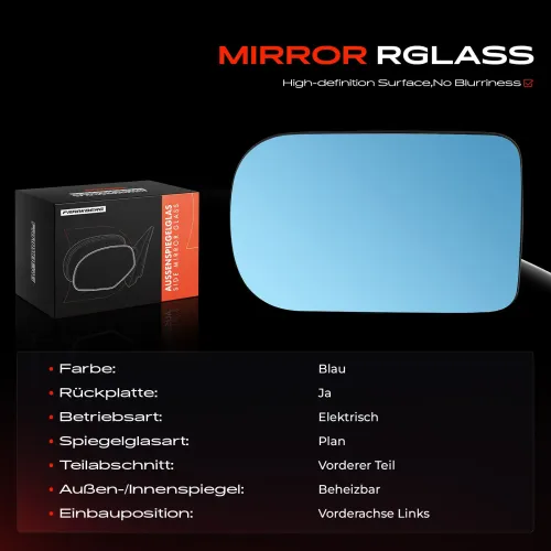 Spiegelglas, Außenspiegel Vorderachse links Frankberg 5481FB0052713 Bild Spiegelglas, Außenspiegel Vorderachse links Frankberg 5481FB0052713