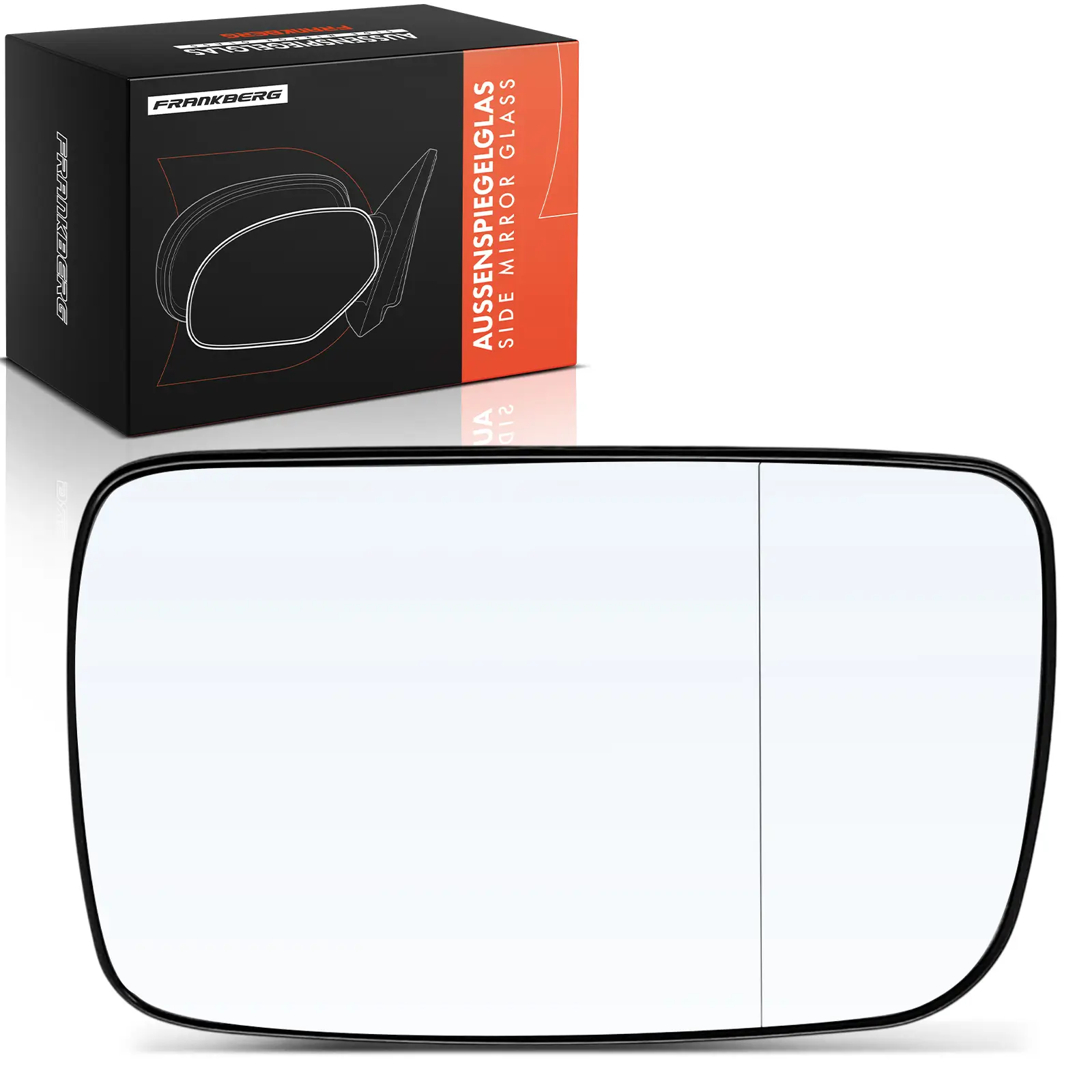 Spiegelglas, Außenspiegel Vorderachse links Frankberg 5481FB0052729