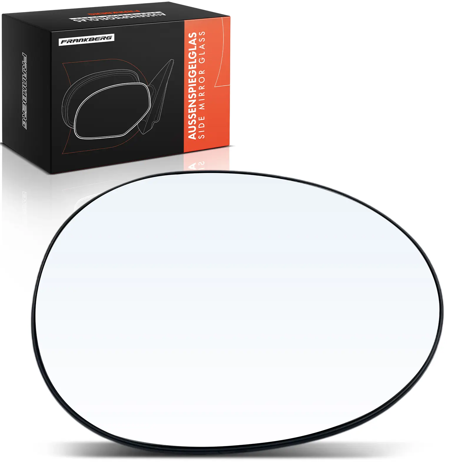 Spiegelglas, Außenspiegel Vorderachse rechts Frankberg 5481FB0052762