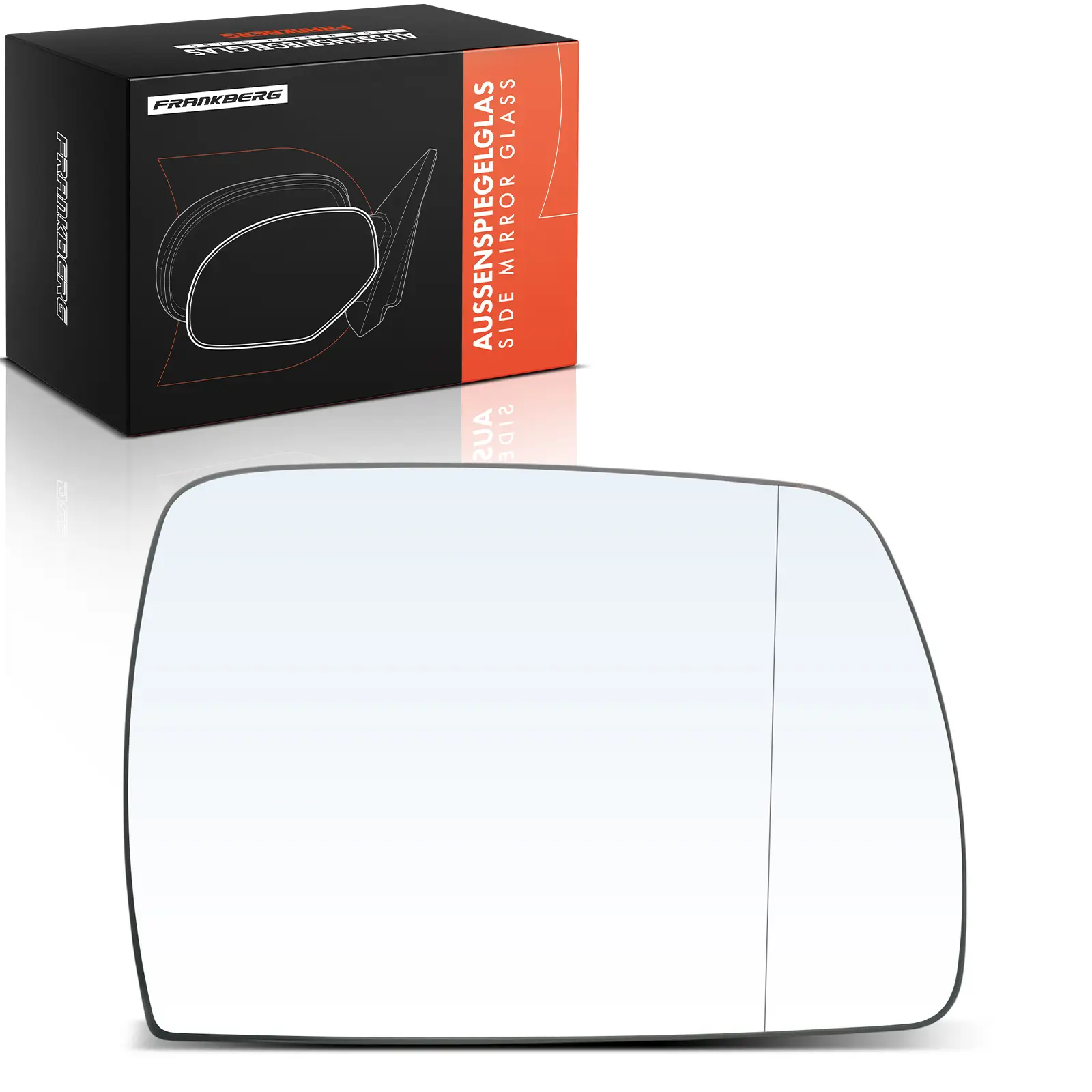Spiegelglas, Außenspiegel Vorderachse rechts Frankberg 5481FB0052769