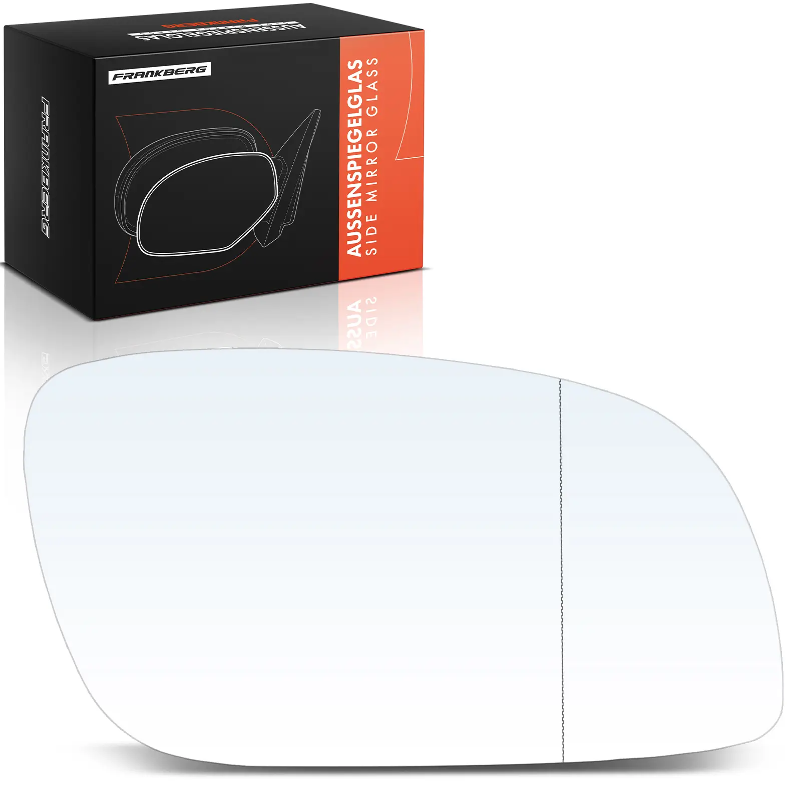 Spiegelglas, Außenspiegel Vorderachse rechts Frankberg 5481FB0052787