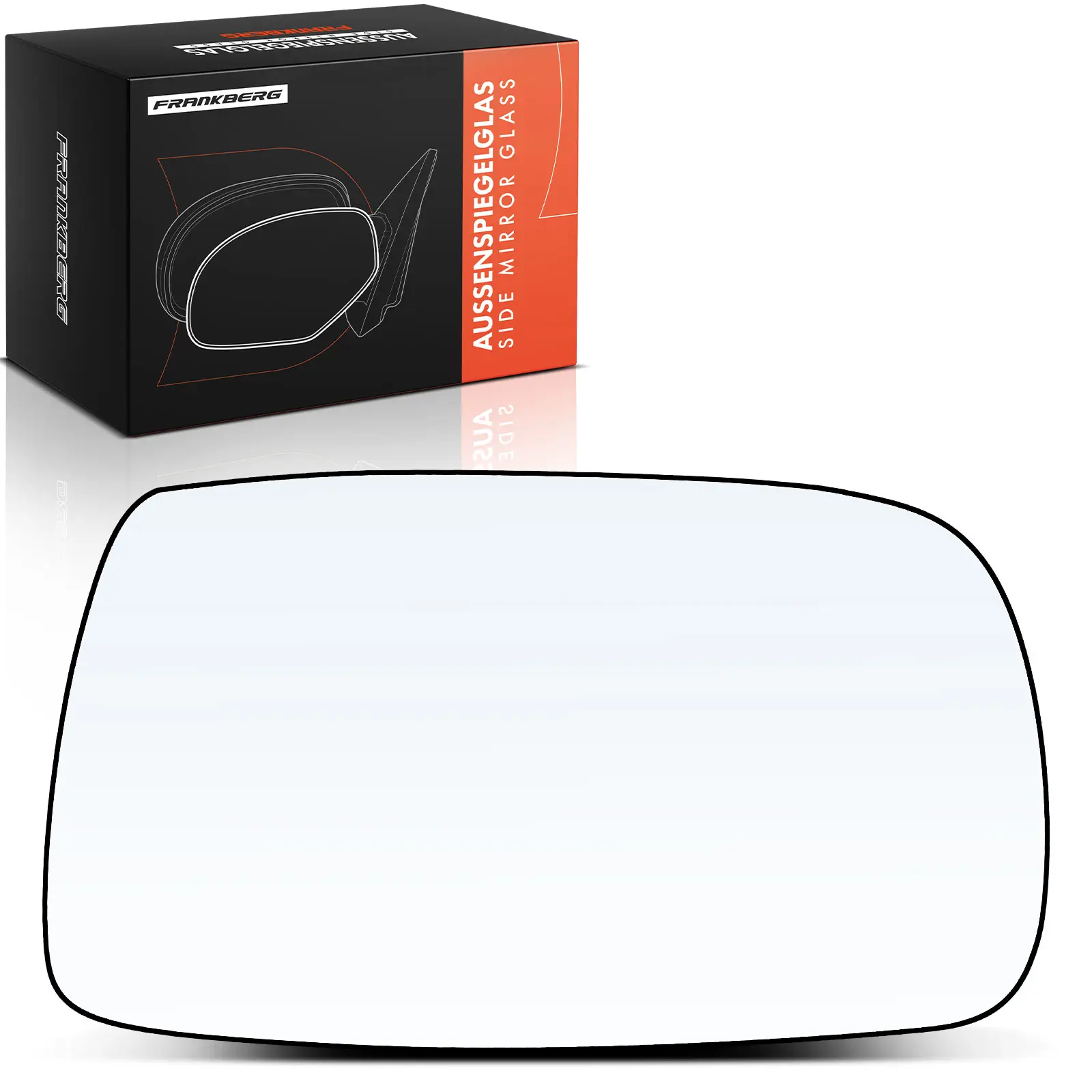 Spiegelglas, Außenspiegel Vorderachse rechts Frankberg 5481FB0052819