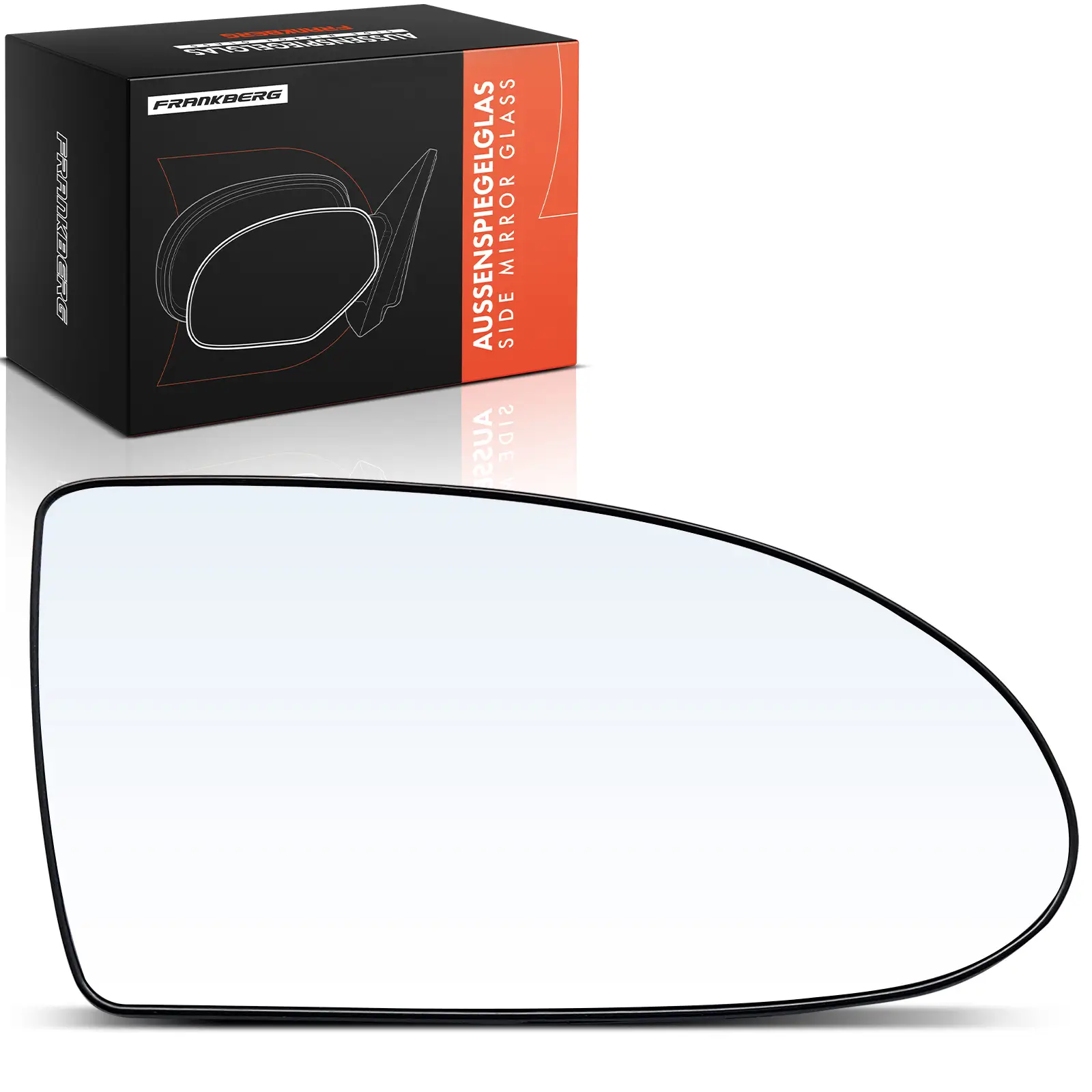 Spiegelglas, Außenspiegel Vorderachse rechts Frankberg 5481FB0052838
