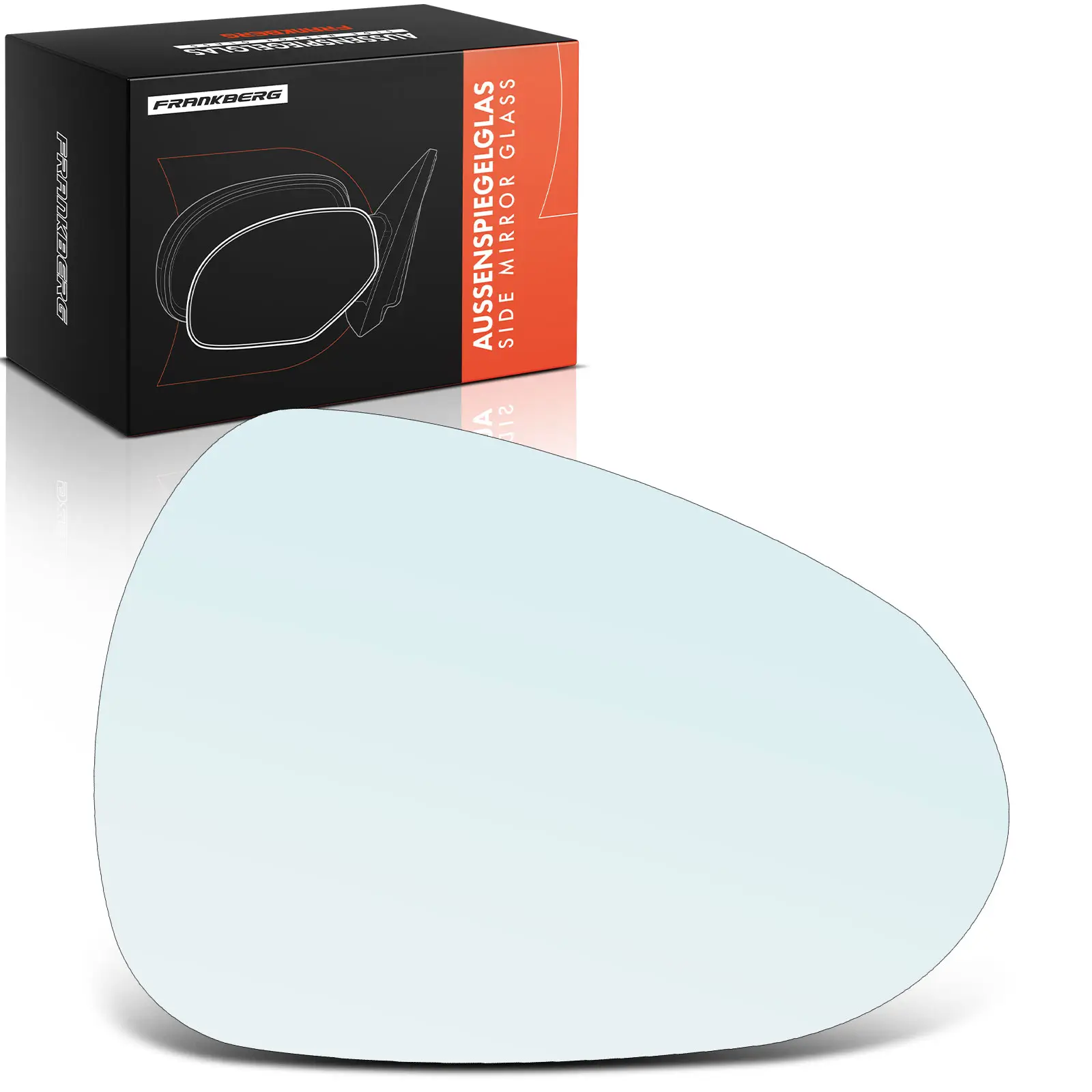 Spiegelglas, Außenspiegel Vorderachse rechts Frankberg 5481FB0052854