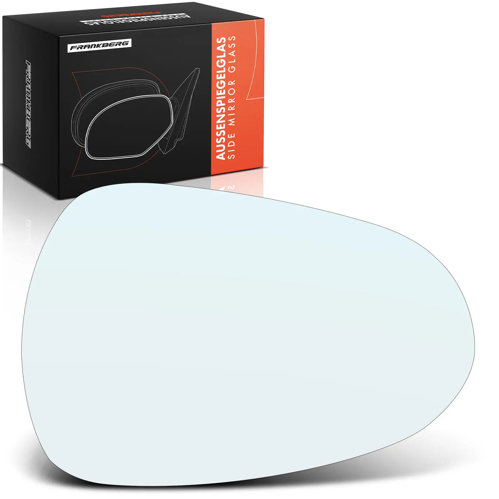 Spiegelglas, Außenspiegel Vorderachse rechts Frankberg 5481FB0052856