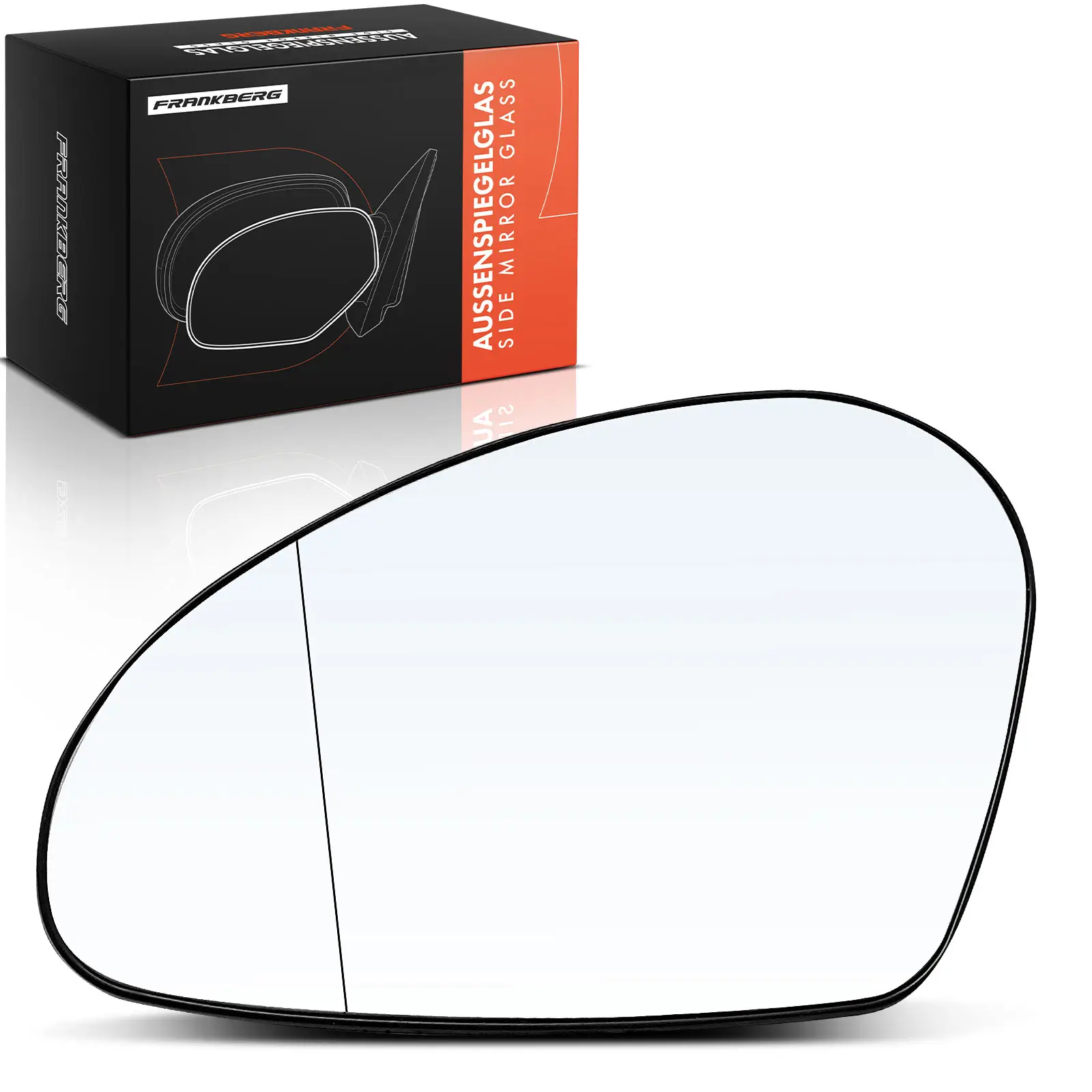 Spiegelglas, Außenspiegel Vorderachse rechts Frankberg 5481FB0052858