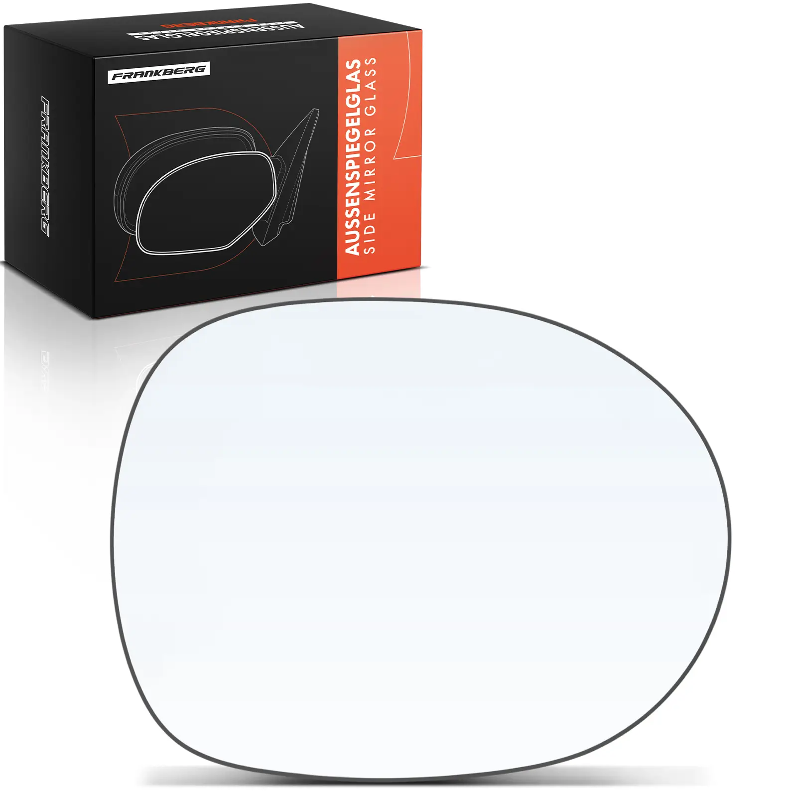 Spiegelglas, Außenspiegel Vorderachse links Frankberg 5481FB0052873
