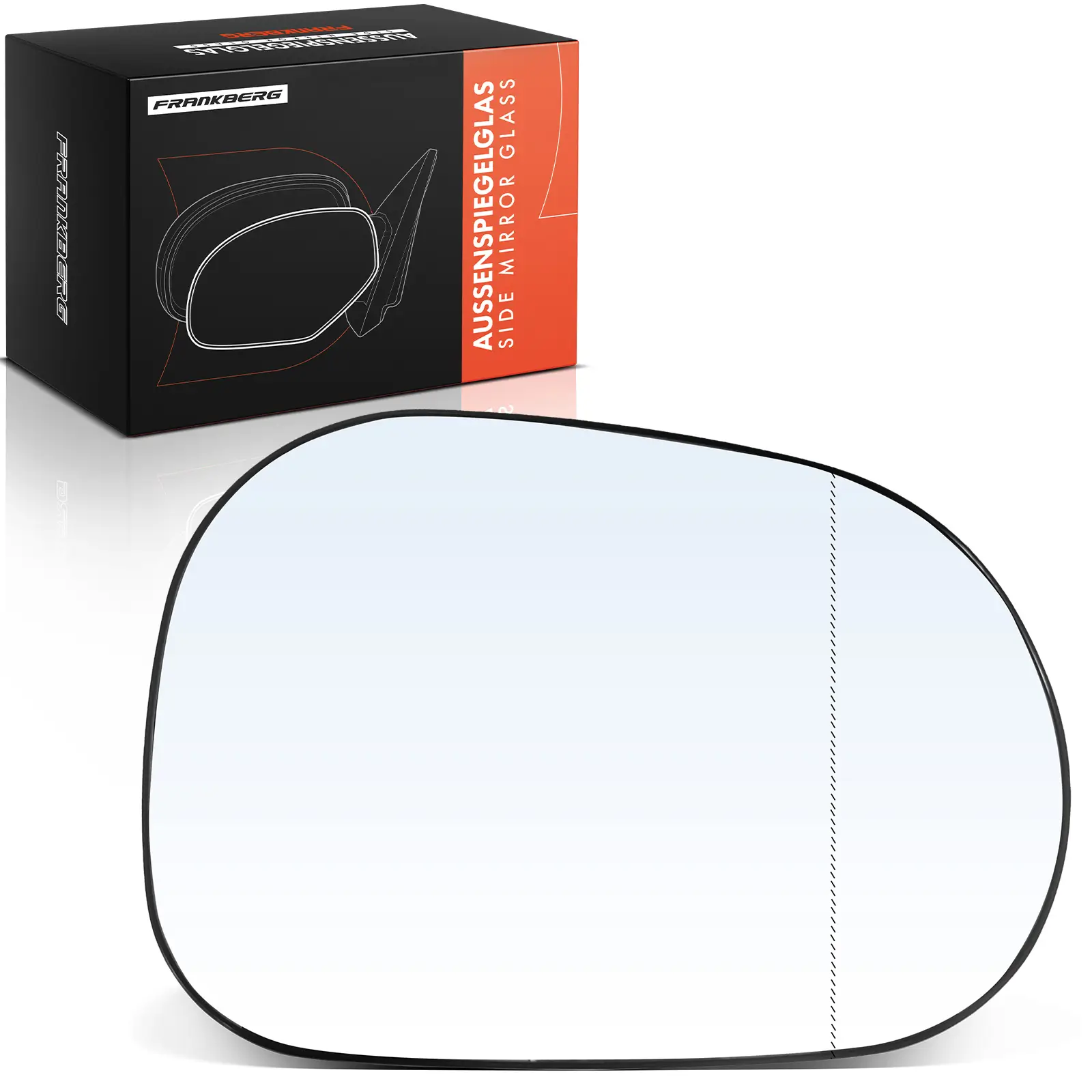 Spiegelglas, Außenspiegel Vorderachse rechts Frankberg 5481FB0052884