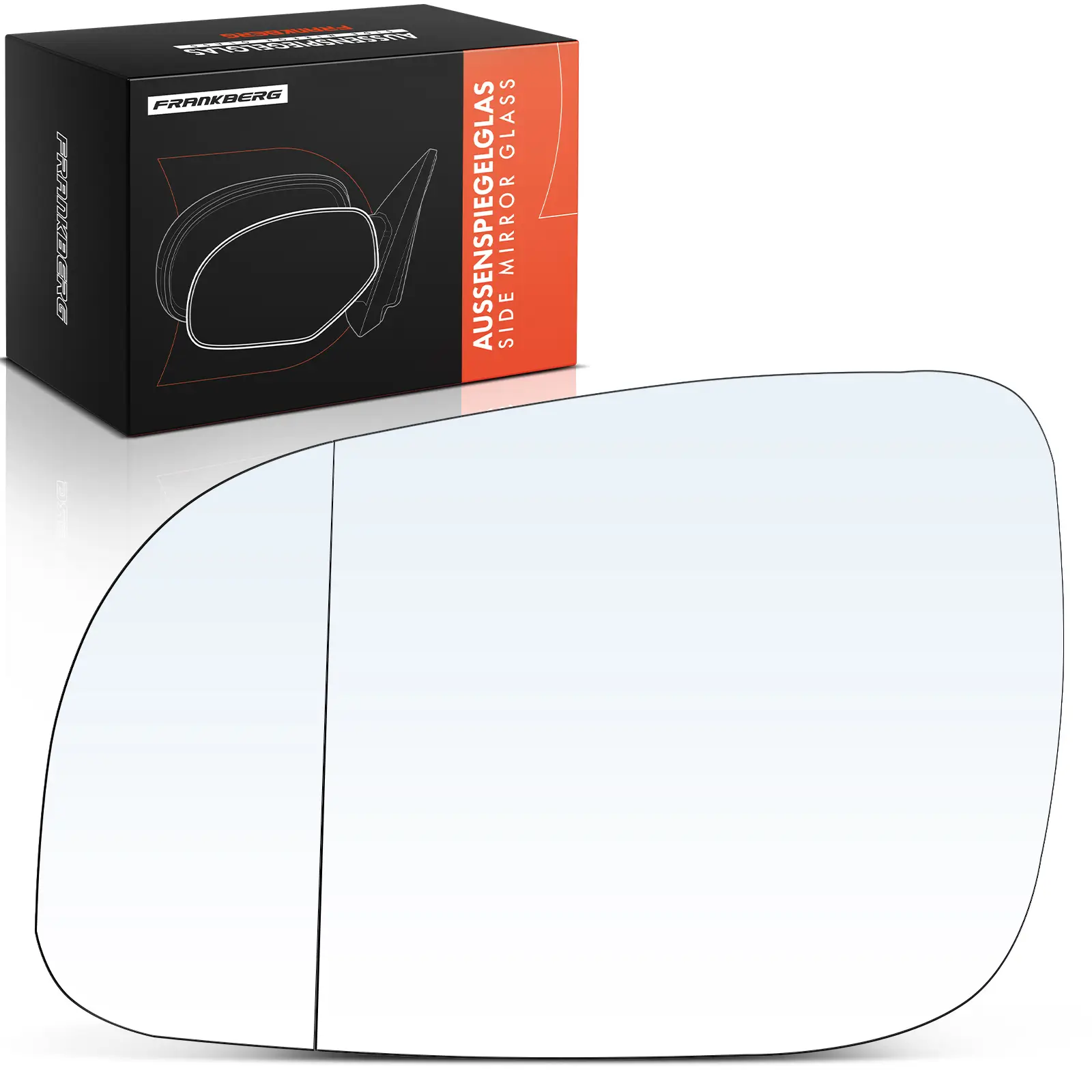 Spiegelglas, Außenspiegel Vorderachse links Frankberg 5481FB0052888