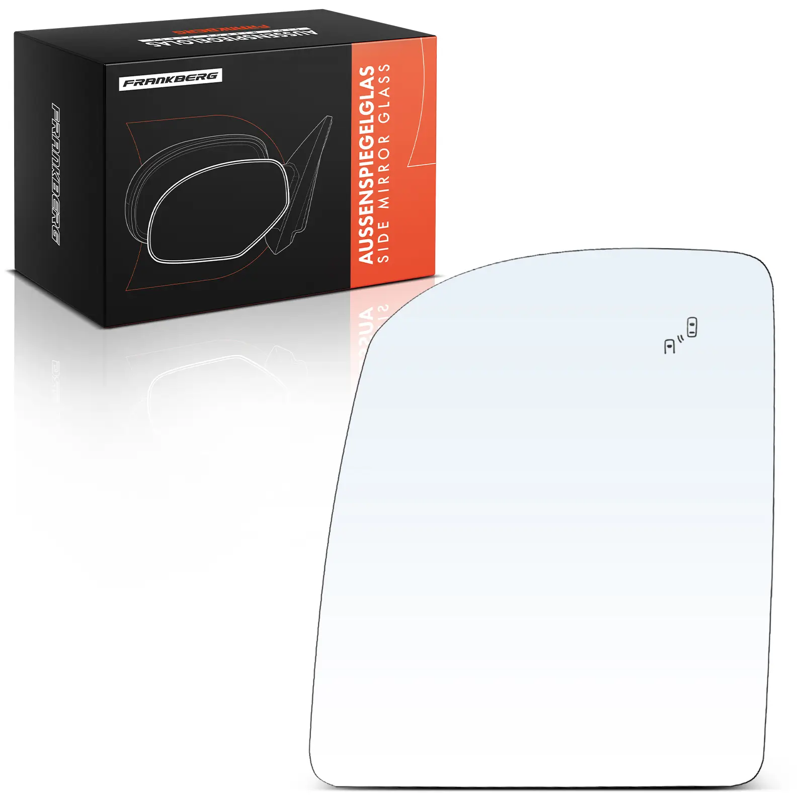 Spiegelglas, Außenspiegel Vorderachse links Frankberg 5481FB0052906