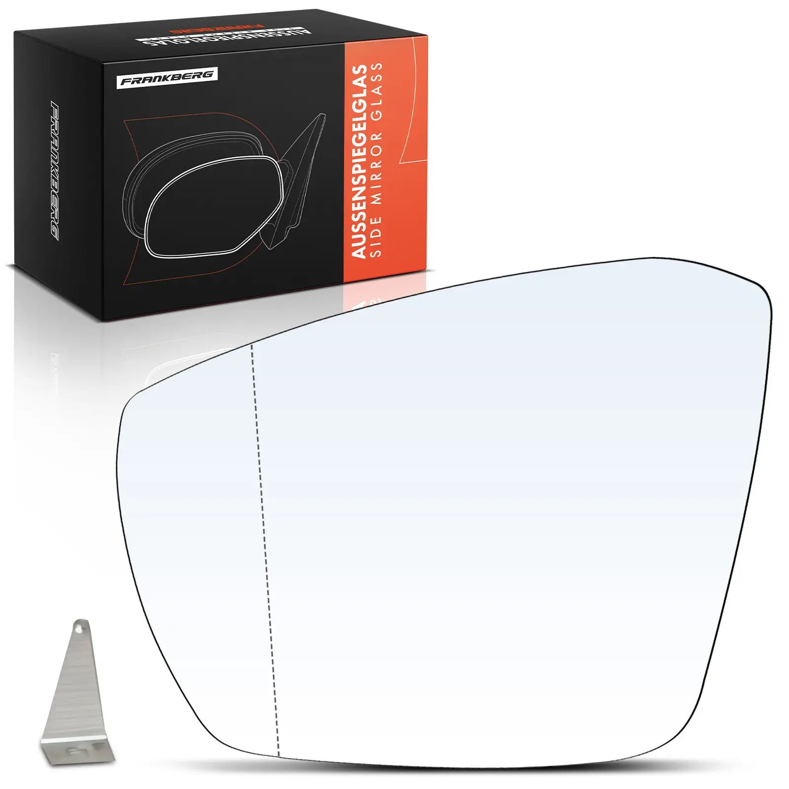 Spiegelglas, Außenspiegel Vorderachse links Frankberg 5481FB0052916
