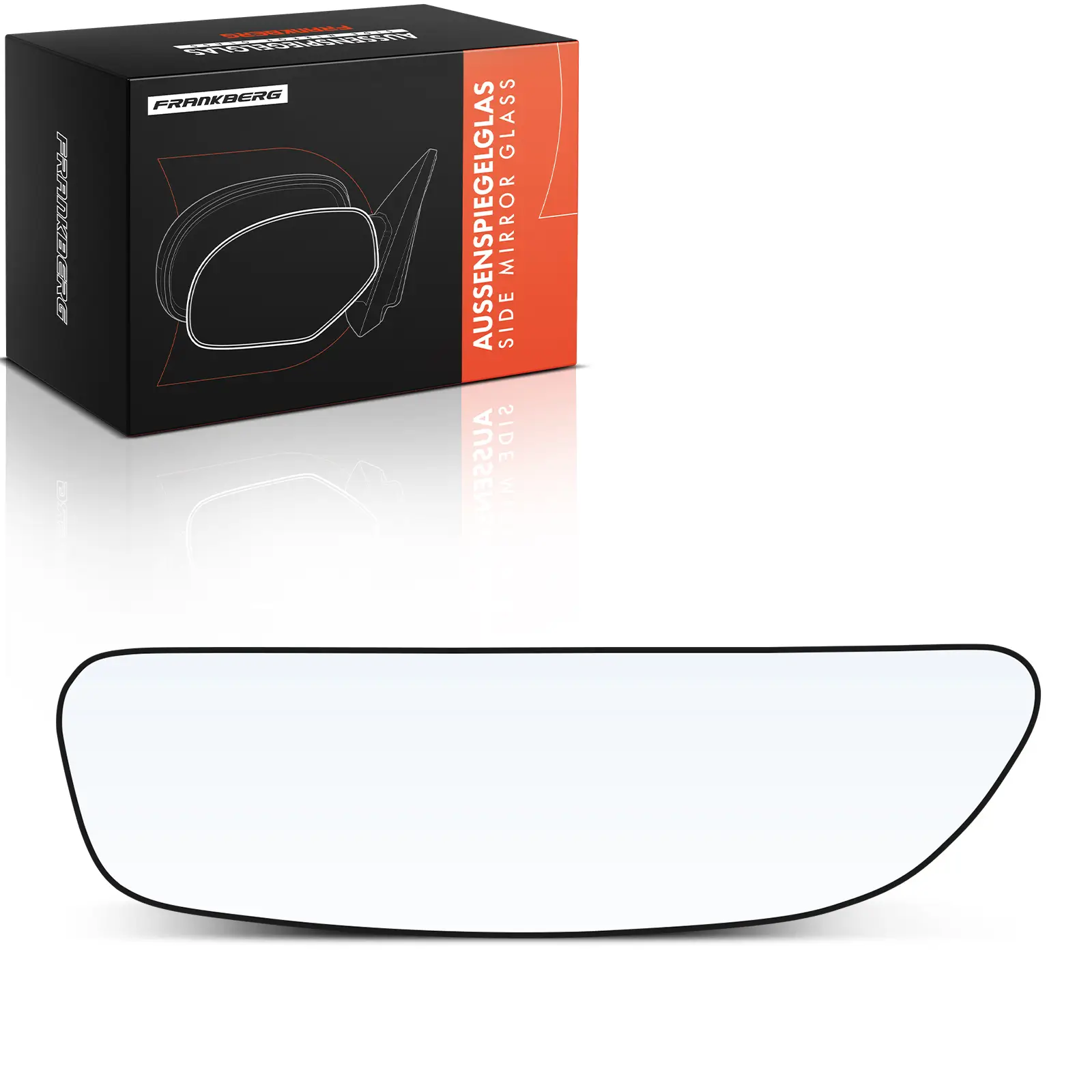 Spiegelglas, Außenspiegel Vorderachse rechts Frankberg 5481FB0052941