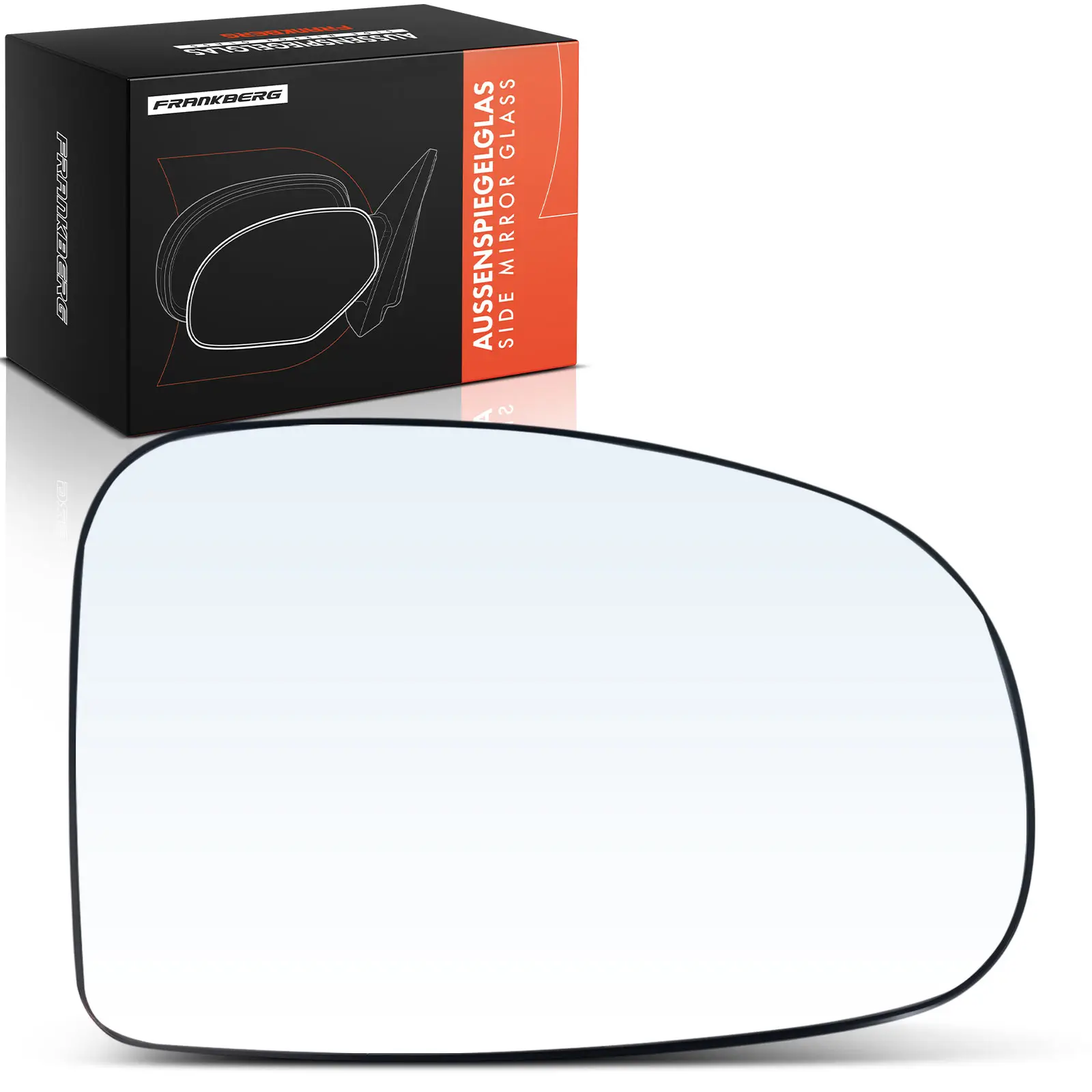 Spiegelglas, Außenspiegel Vorderachse rechts Frankberg 5481FB0052972