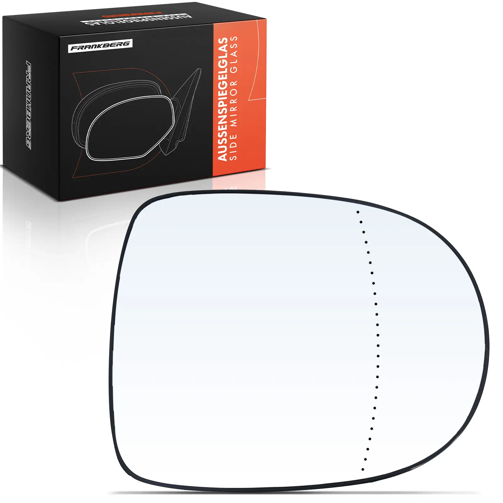 Spiegelglas, Außenspiegel Vorderachse Frankberg 5481FB0052998