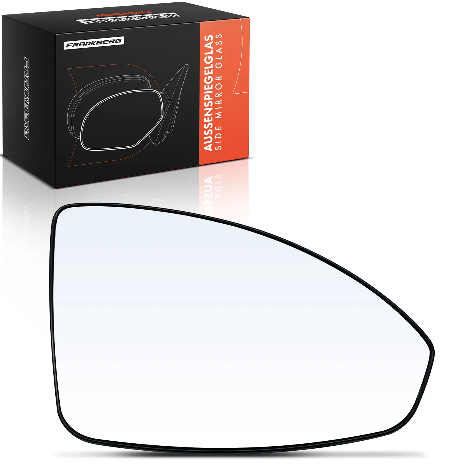 Spiegelglas, Außenspiegel Vorderachse rechts Frankberg 5481FB0053014