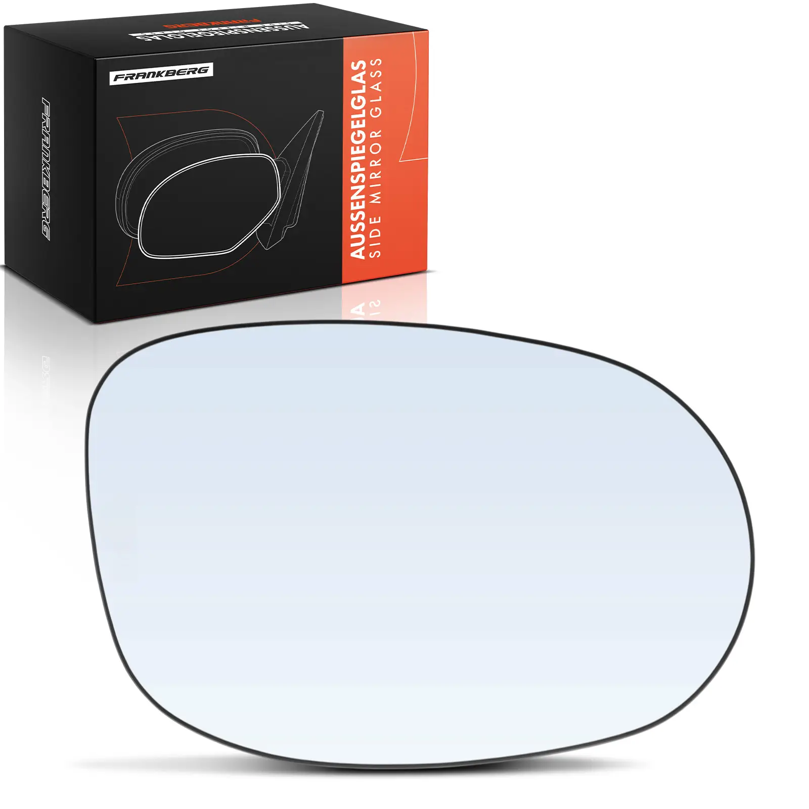 Spiegelglas, Außenspiegel Vorderachse rechts Frankberg 5481FB0053021
