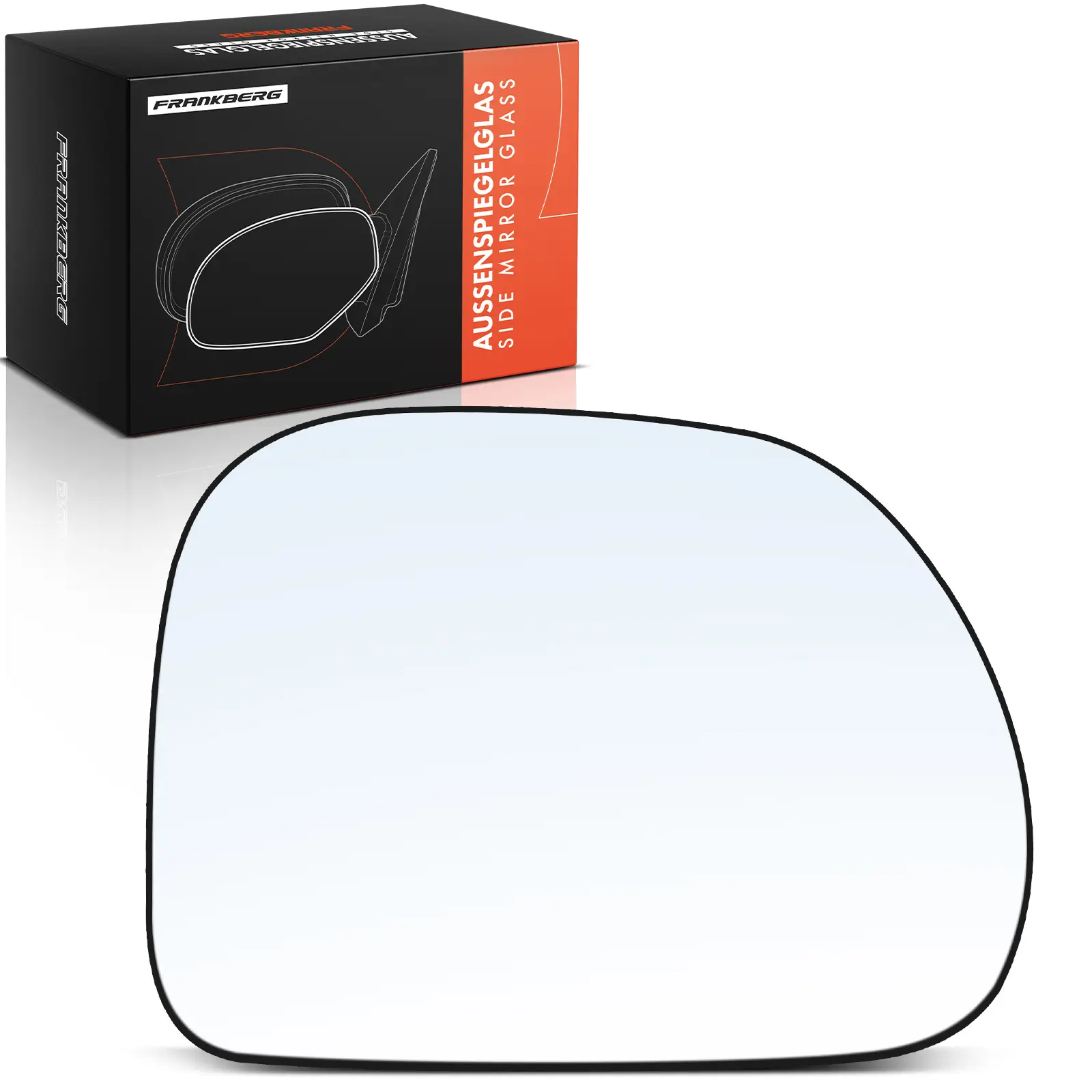 Spiegelglas, Außenspiegel Vorderachse rechts Frankberg 5481FB0053027