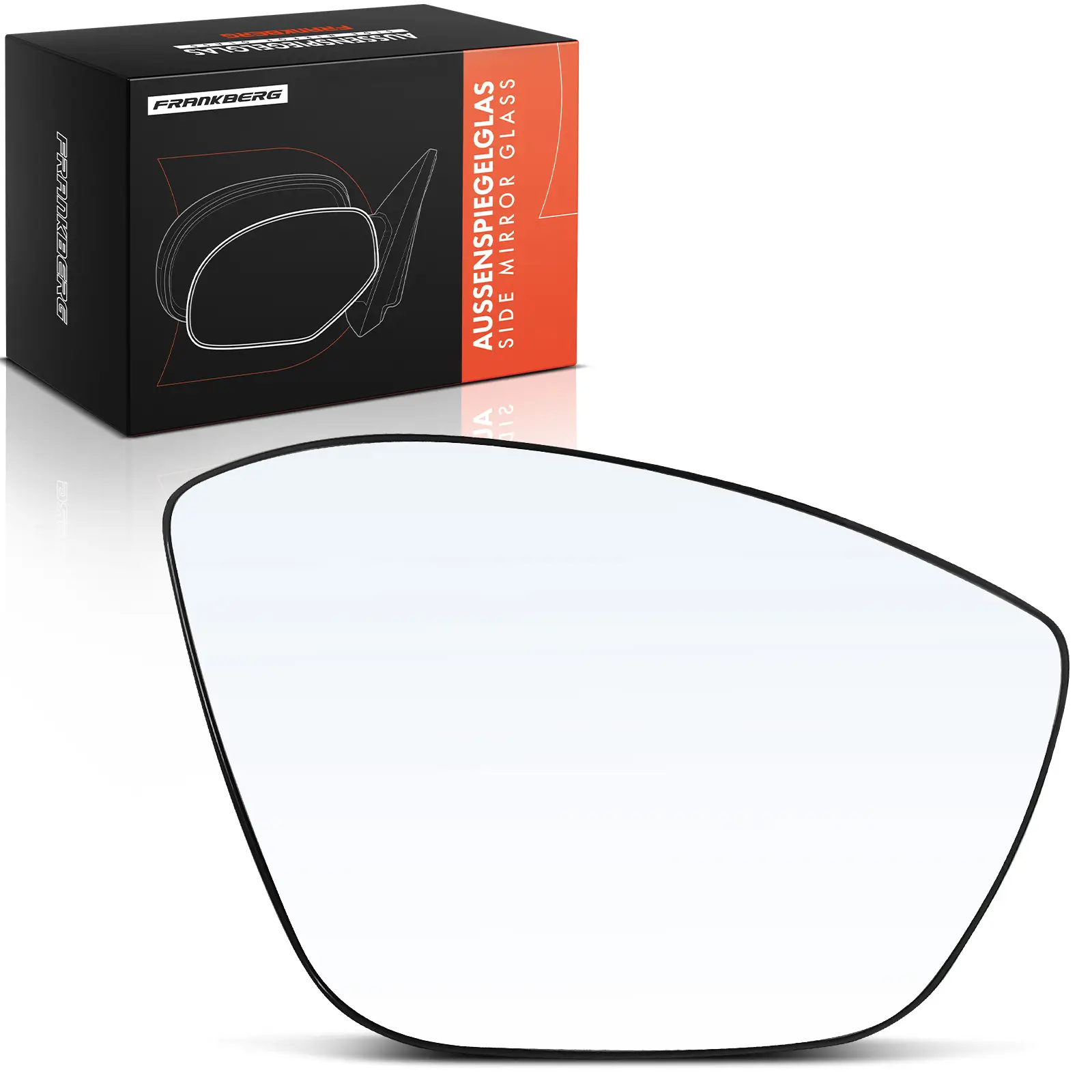 Spiegelglas, Außenspiegel Vorderachse rechts Frankberg 5481FB0053044