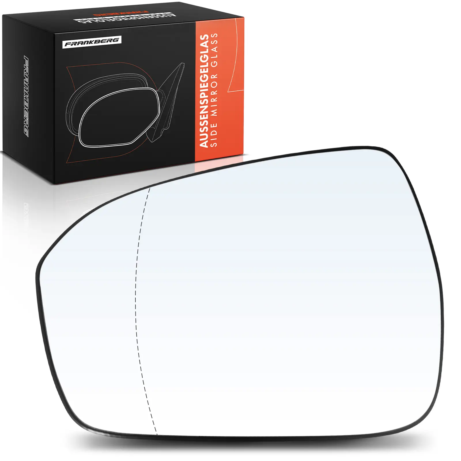 Spiegelglas, Außenspiegel Vorderachse links Frankberg 5481FB0053051