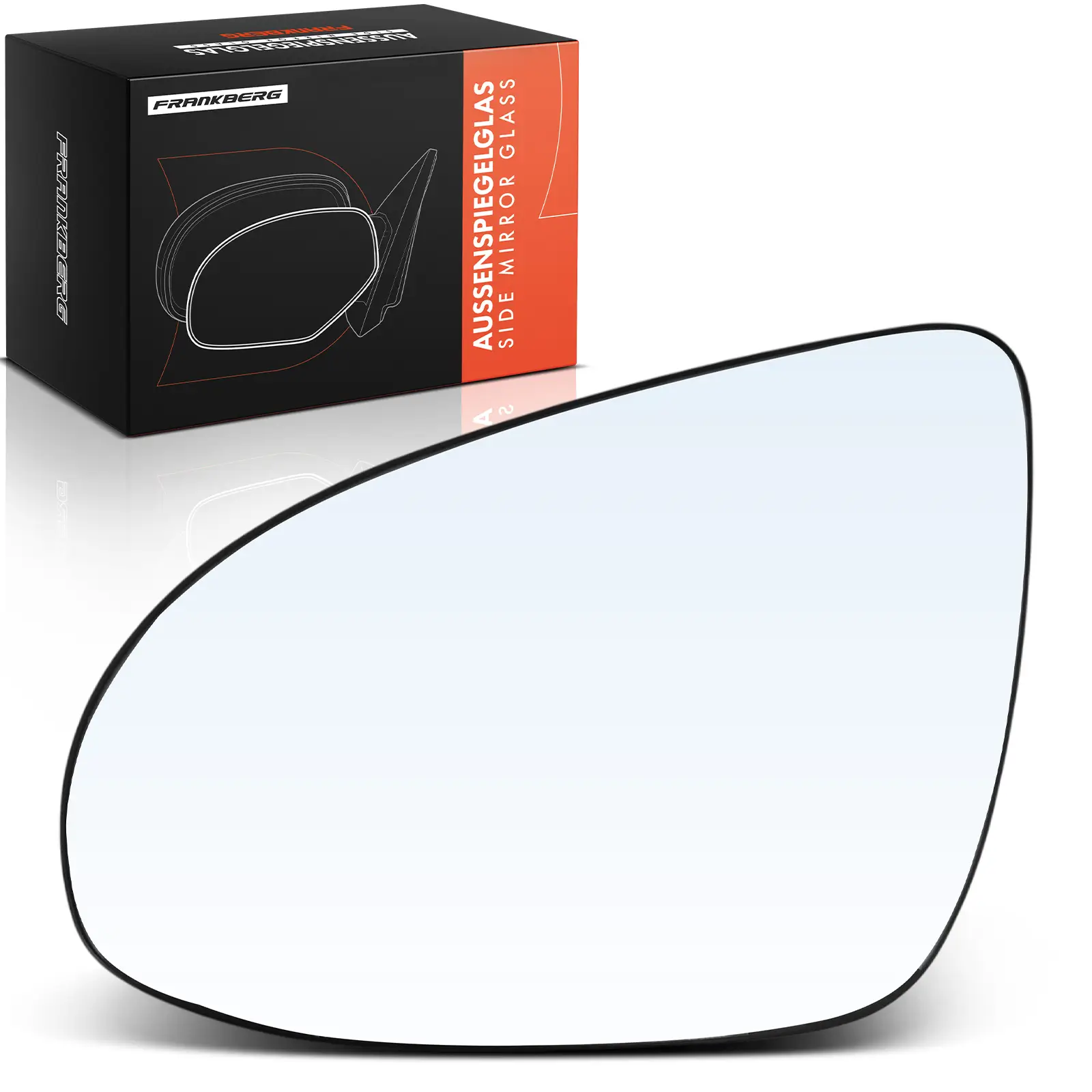 Spiegelglas, Außenspiegel Vorderachse links Frankberg 5481FB0053057