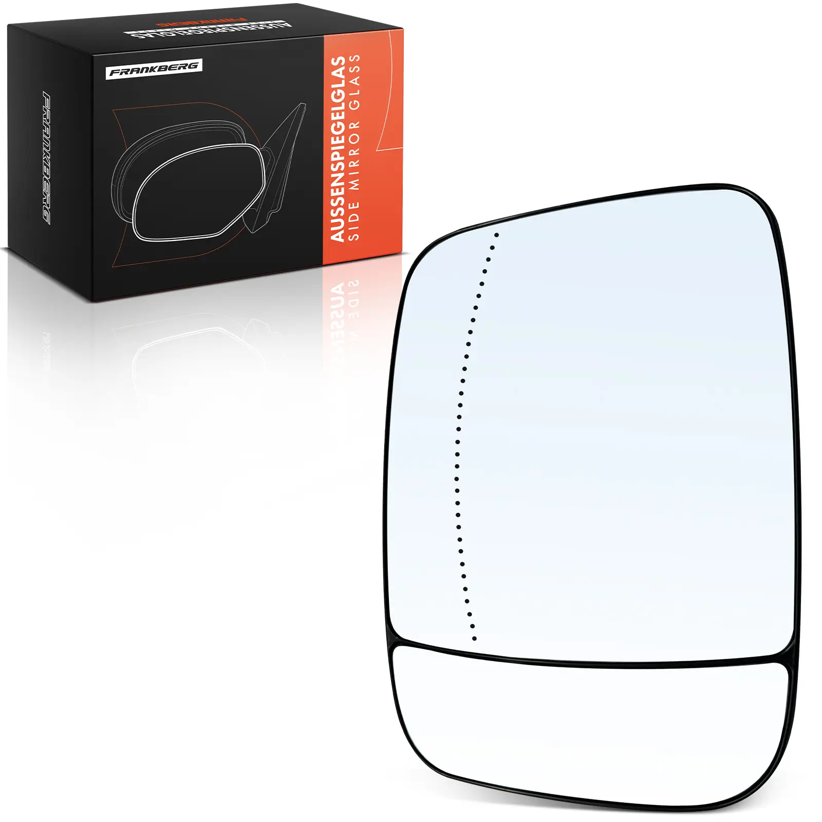 Spiegelglas, Außenspiegel Vorderachse links Frankberg 5481FB0053063