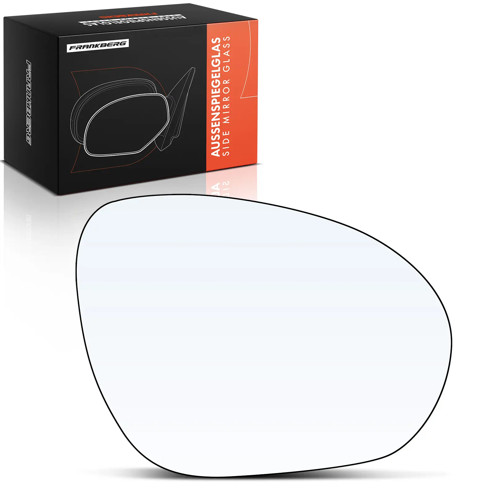 Spiegelglas, Außenspiegel Vorderachse rechts Frankberg 5481FB0053067