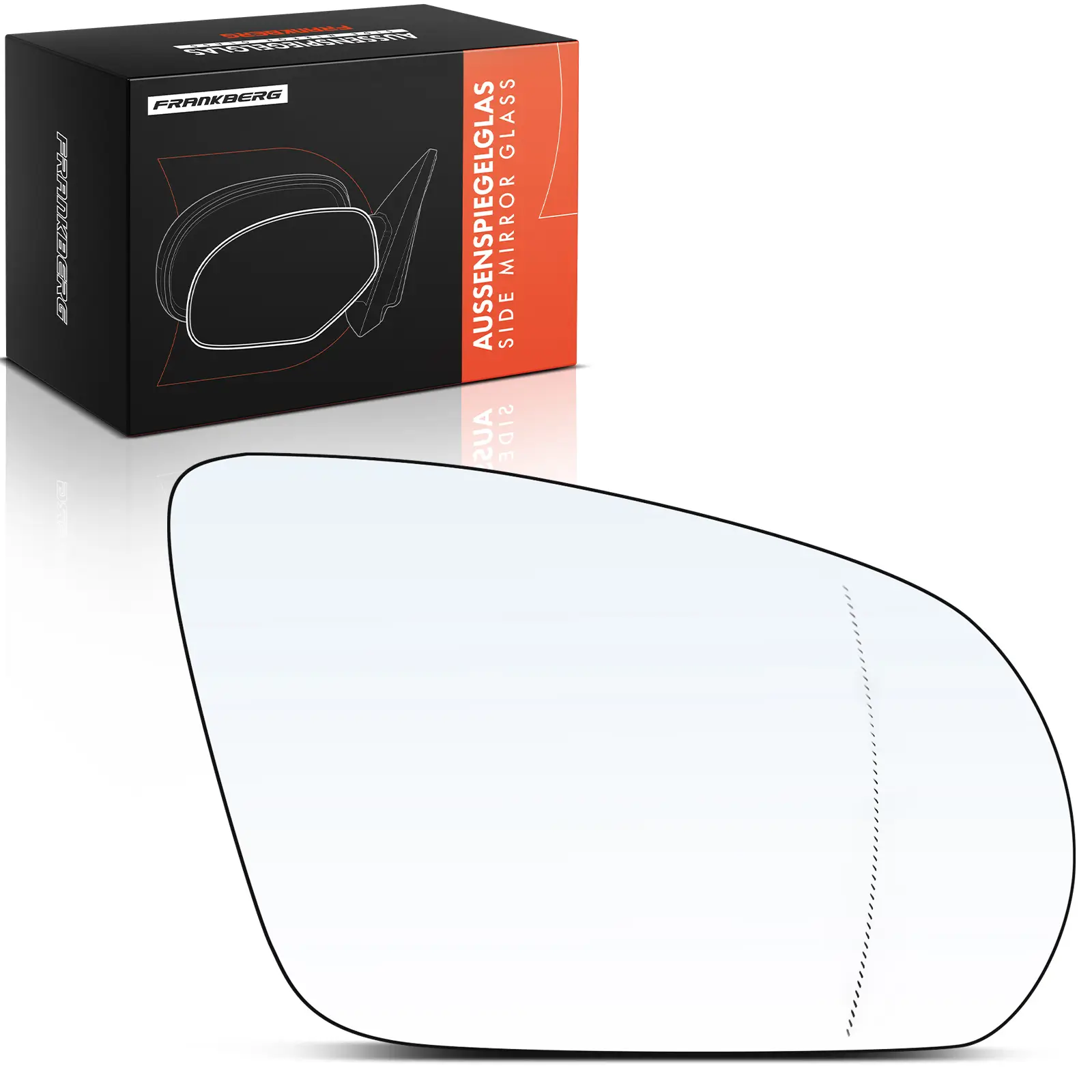 Spiegelglas, Außenspiegel Vorderachse rechts Frankberg 5481FB0053069
