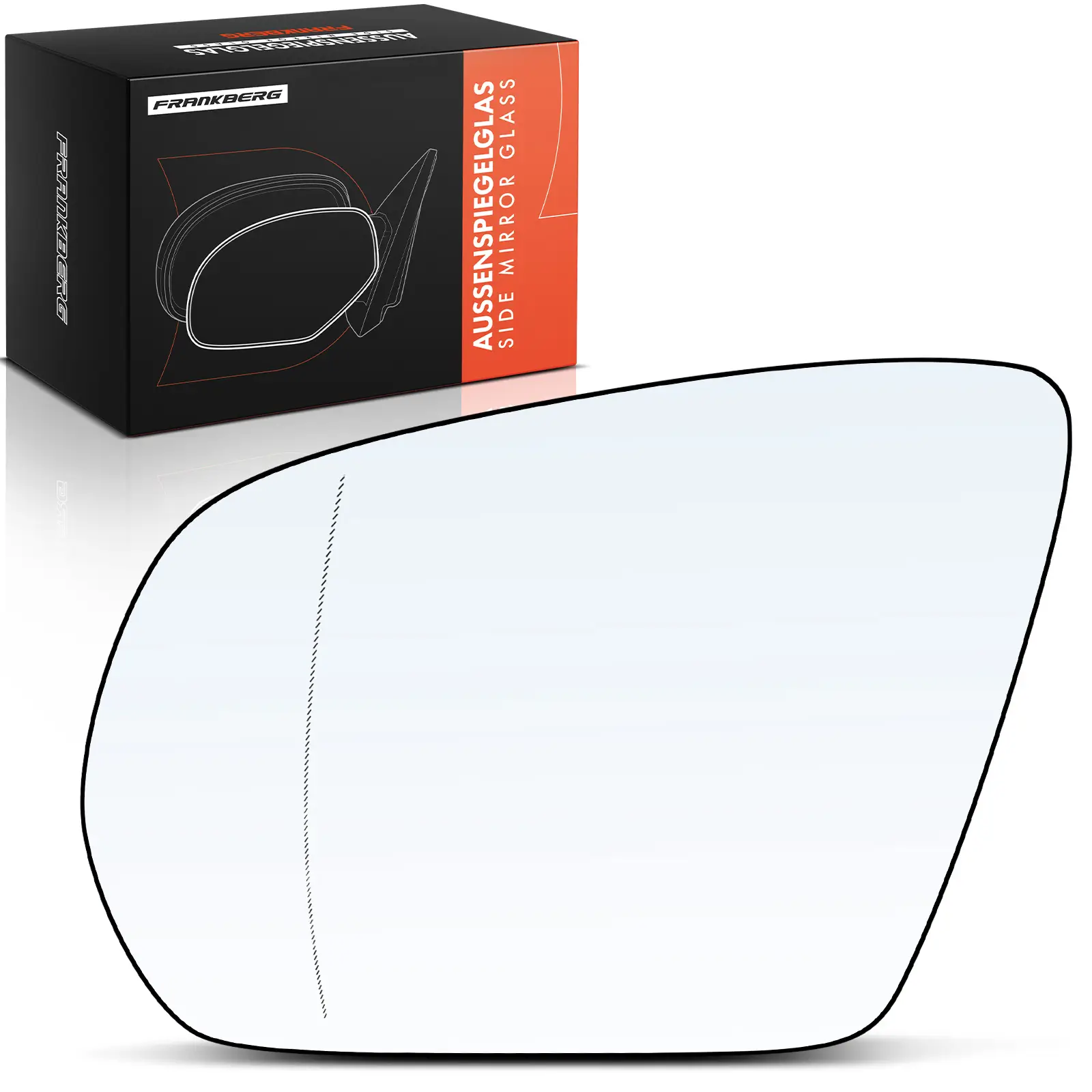 Spiegelglas, Außenspiegel Vorderachse links Frankberg 5481FB0053071