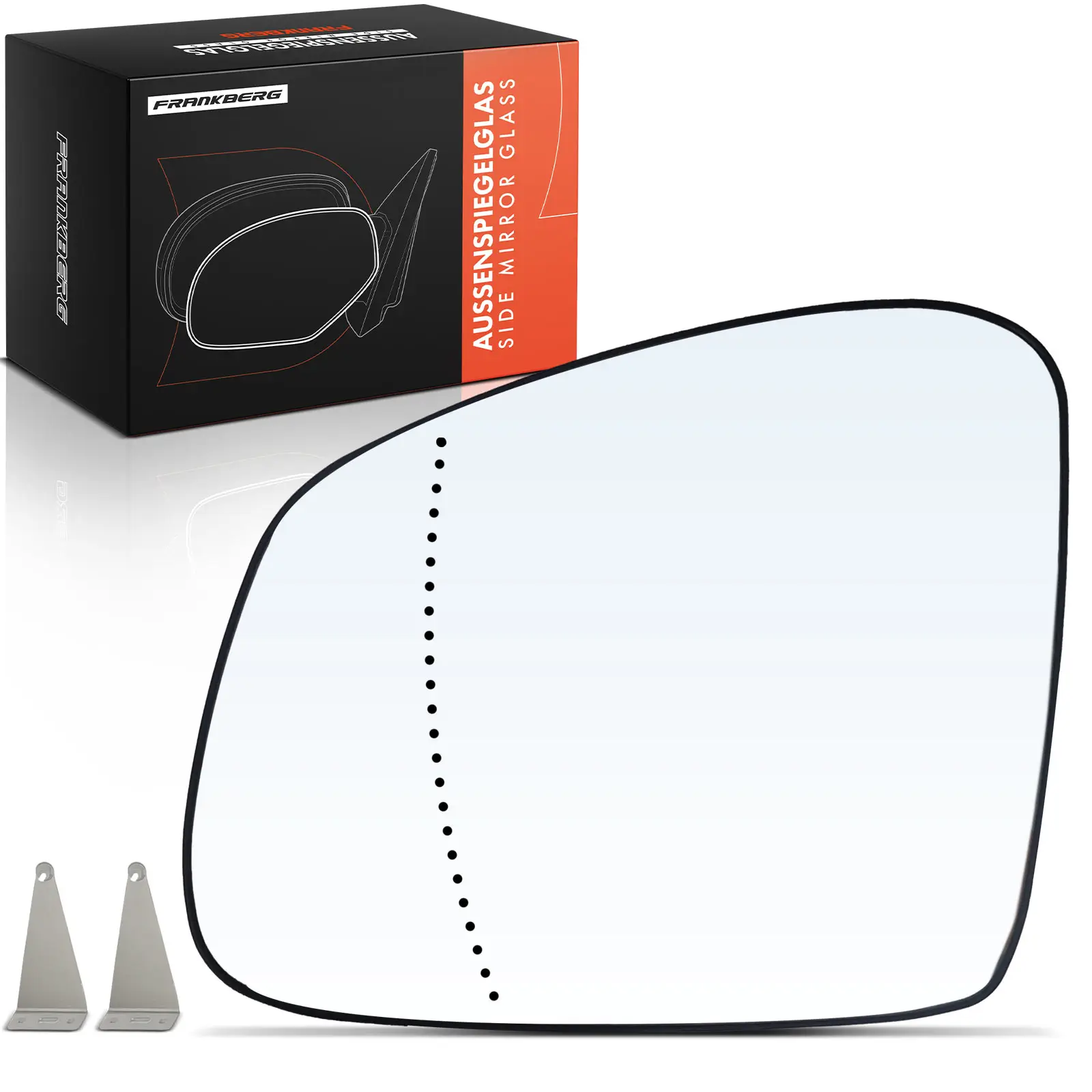 Spiegelglas, Außenspiegel Vorderachse links Frankberg 5481FB0053080