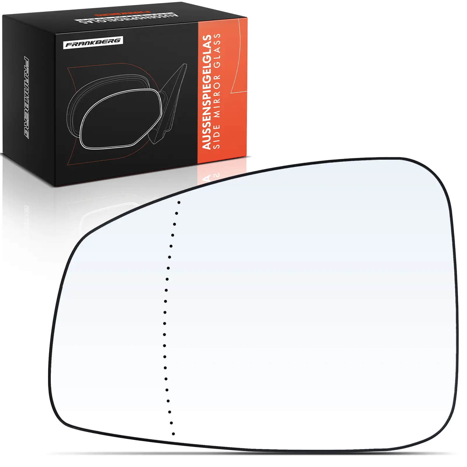 Spiegelglas, Außenspiegel Vorderachse links Frankberg 5481FB0053082