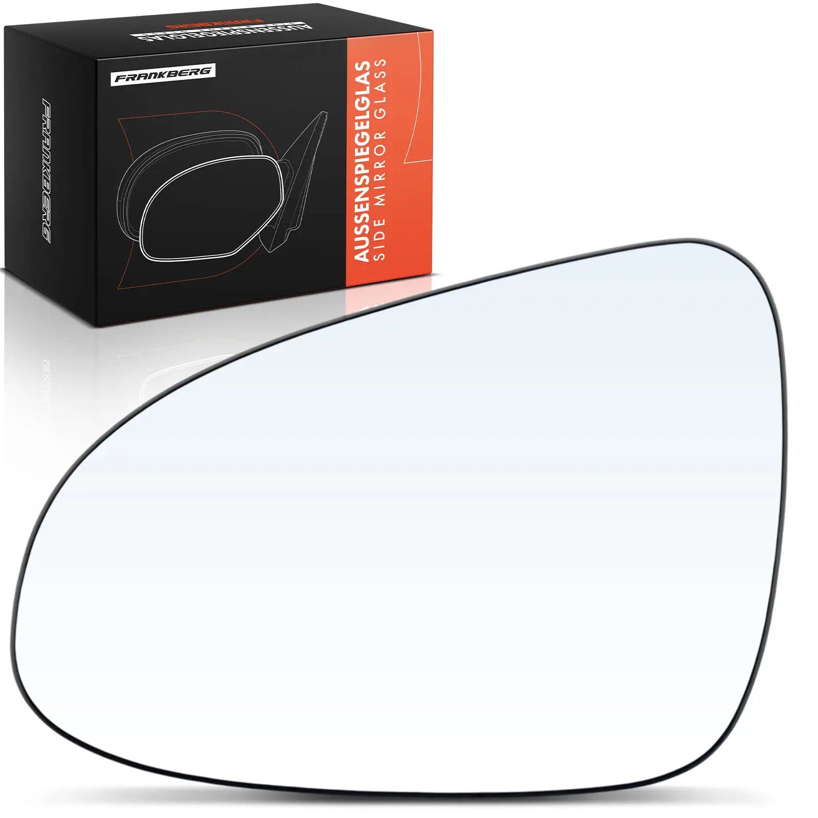 Spiegelglas, Außenspiegel Vorderachse links Frankberg 5481FB0053086