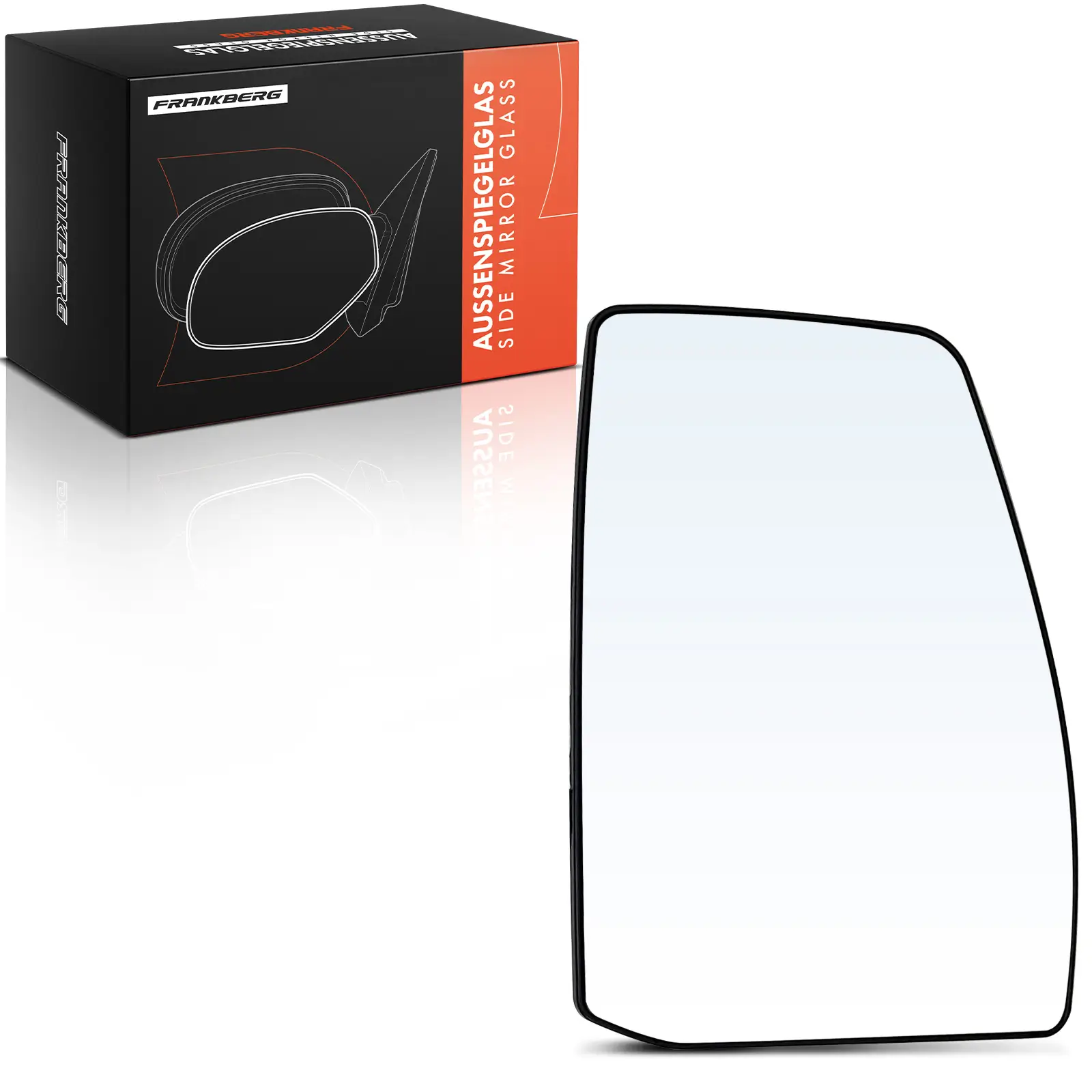 Spiegelglas, Außenspiegel Vorderachse rechts Frankberg 5481FB0053093