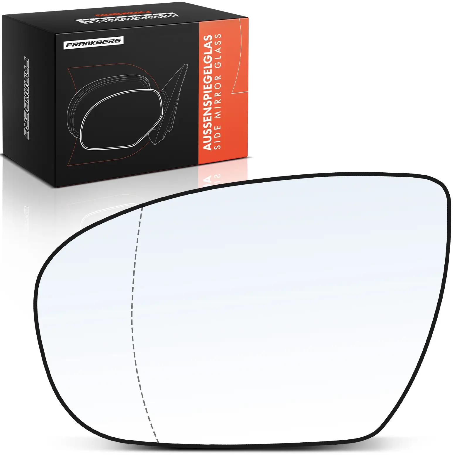 Spiegelglas, Außenspiegel Vorderachse links Frankberg 5481FB0053101