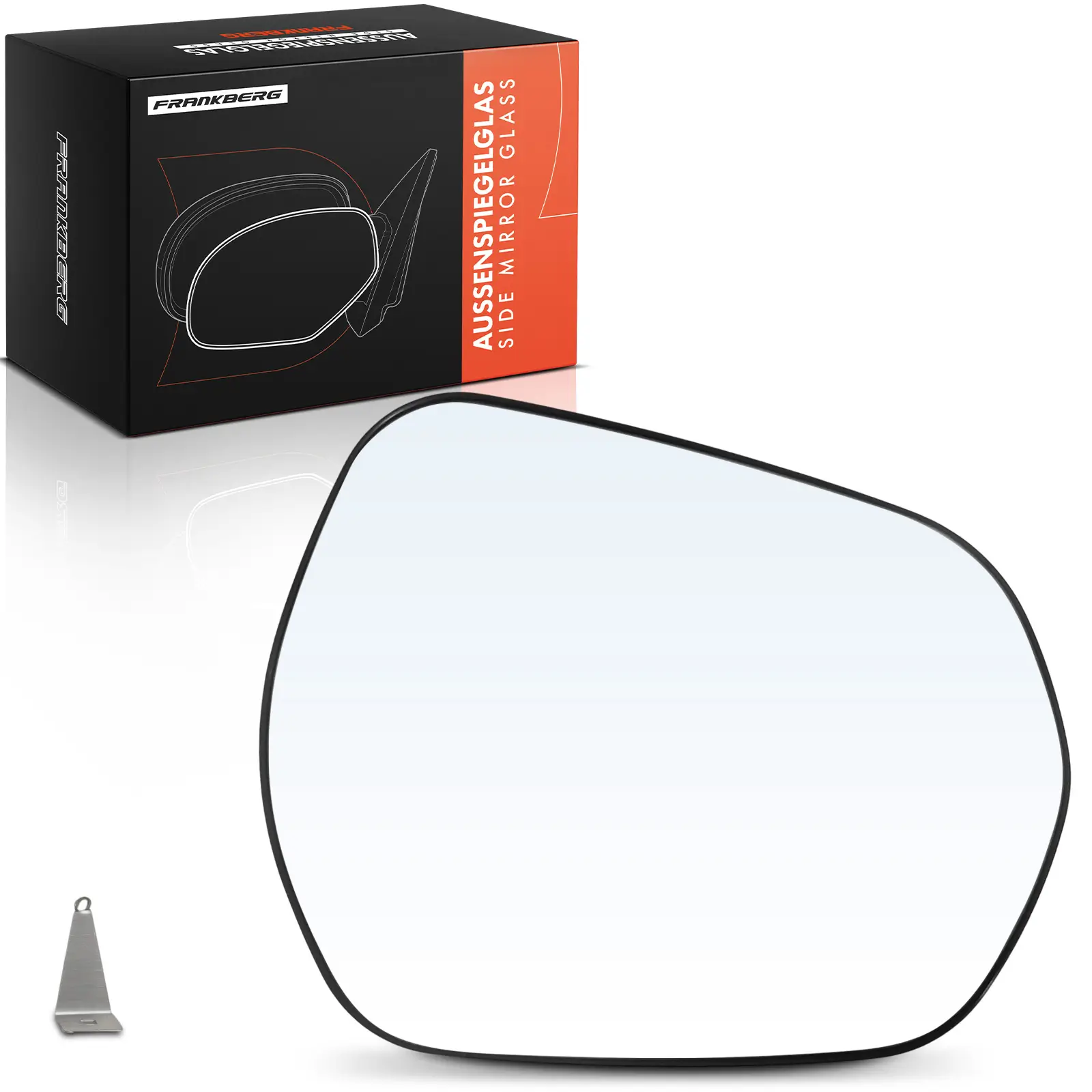 Spiegelglas, Außenspiegel Vorderachse rechts Frankberg 5481FB0053114