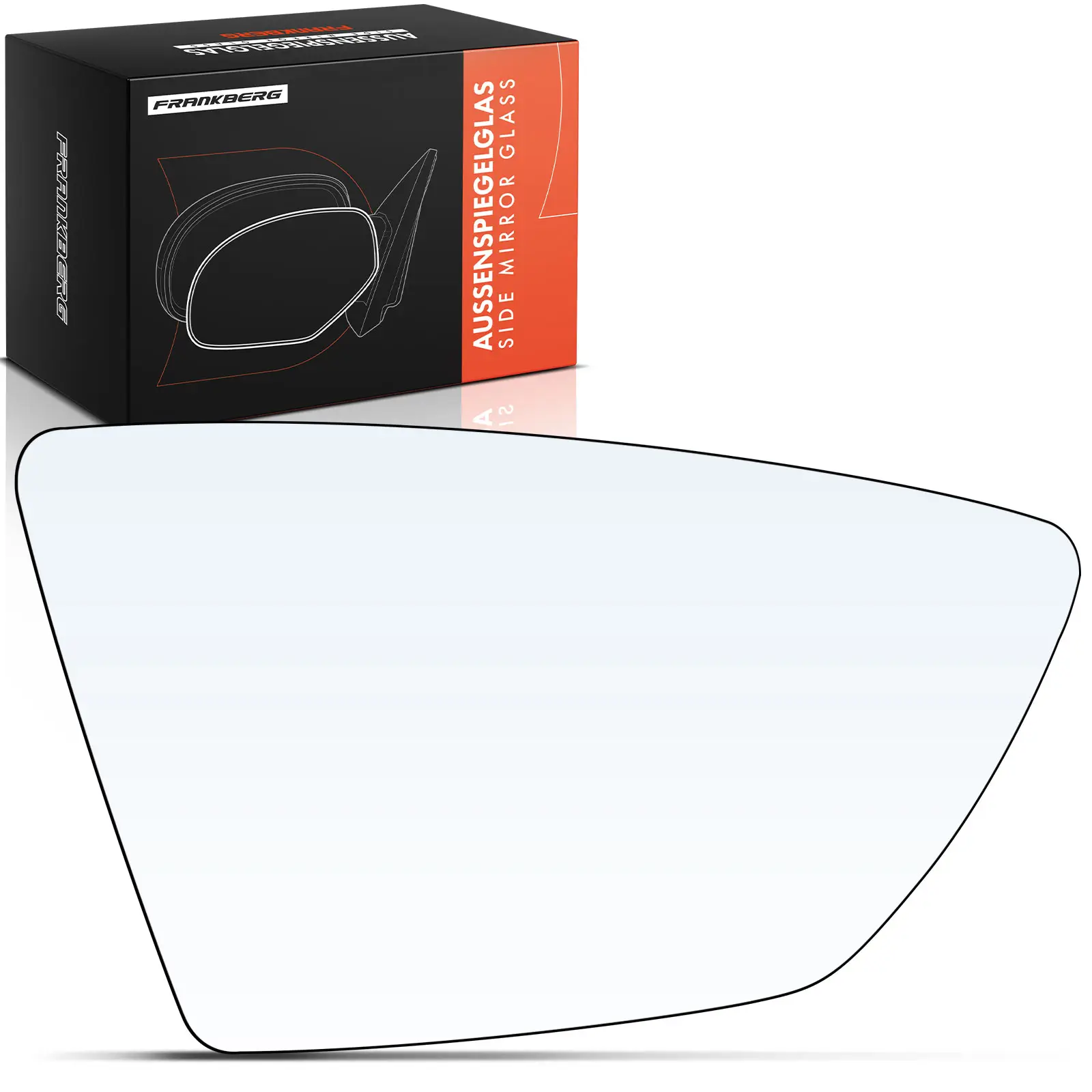 Spiegelglas, Außenspiegel Vorderachse rechts Frankberg 5481FB0053117