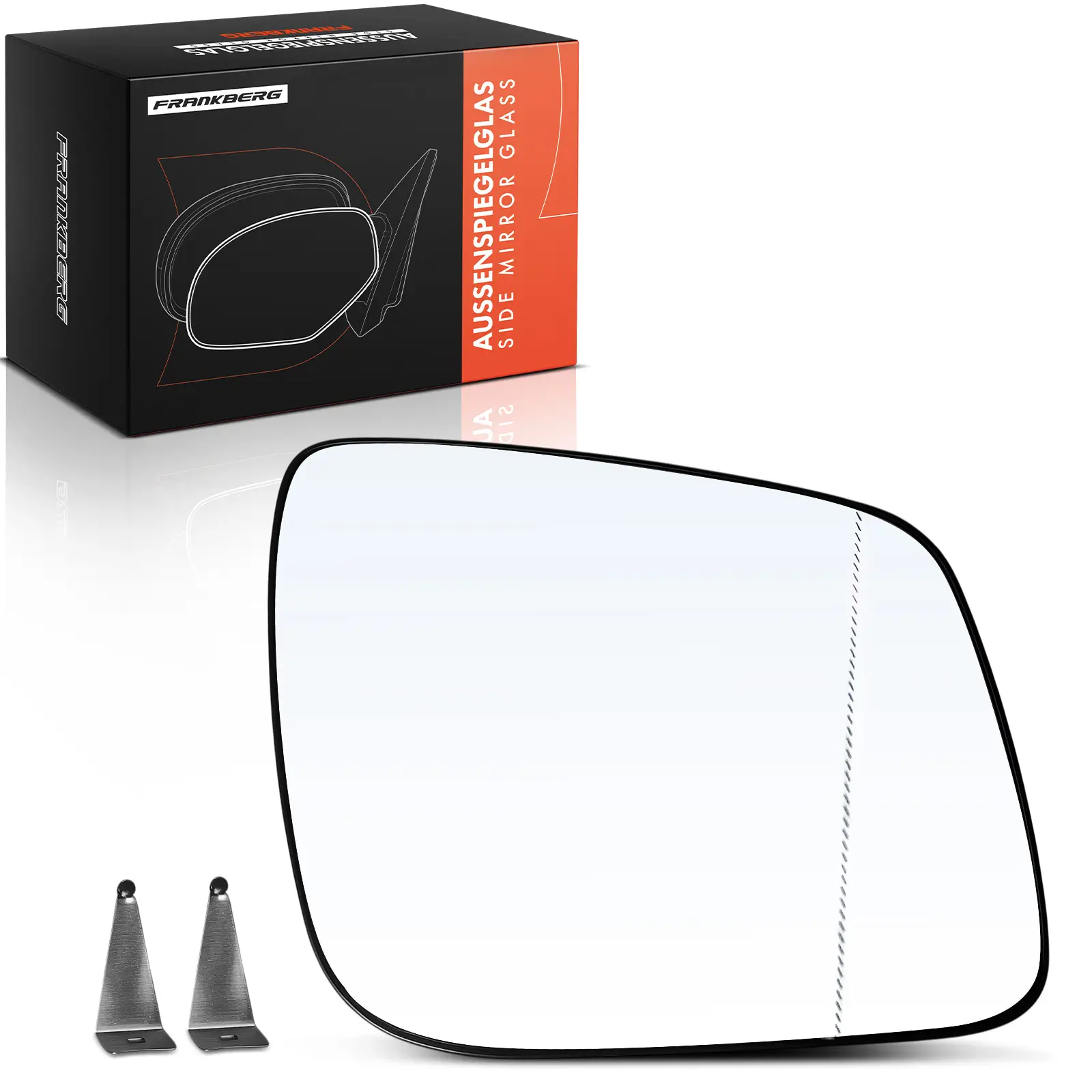 Spiegelglas, Außenspiegel Vorderachse rechts Frankberg 5481FB0053129