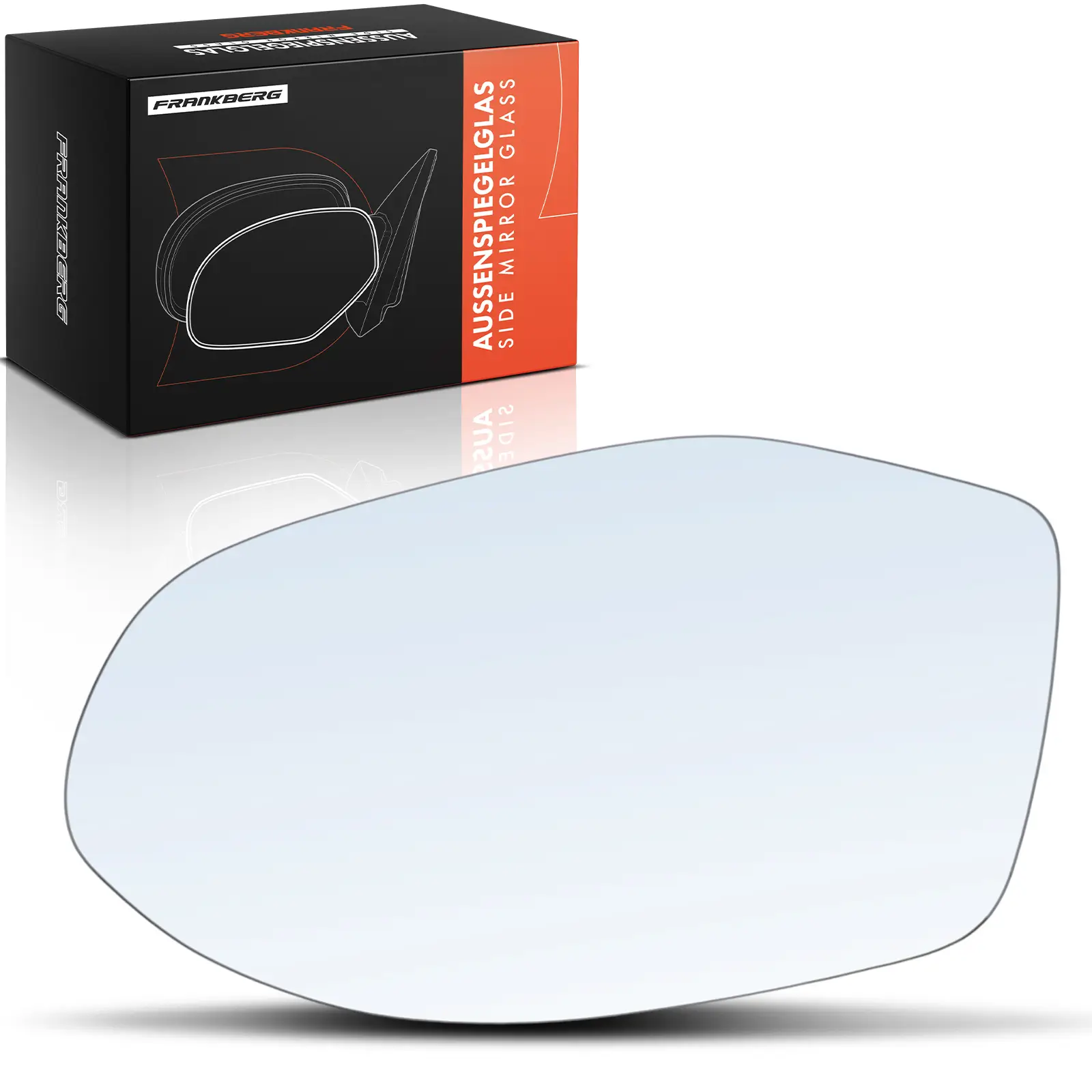Spiegelglas, Außenspiegel Vorderachse rechts Frankberg 5481FB0053133