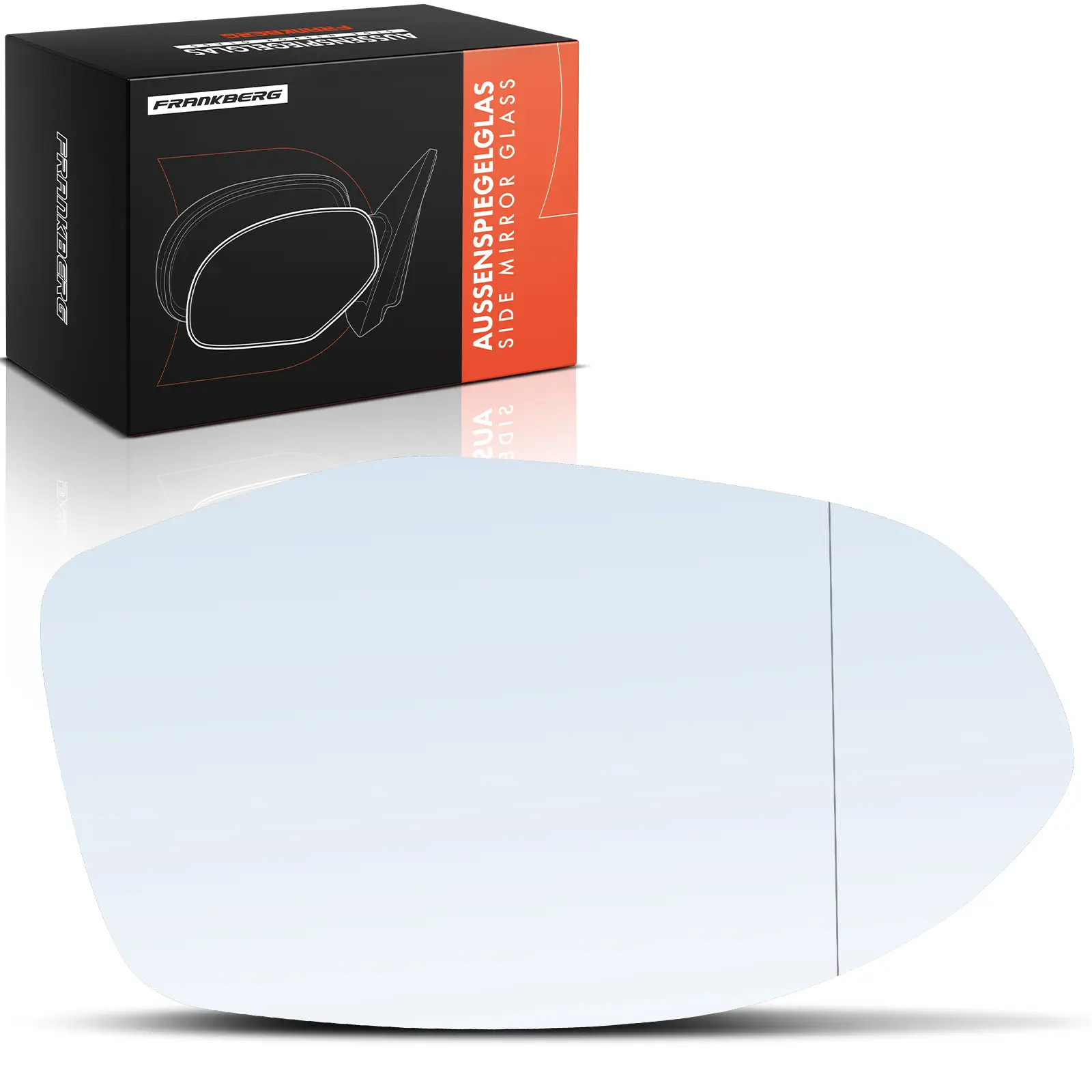 Spiegelglas, Außenspiegel Vorderachse links Frankberg 5481FB0053135