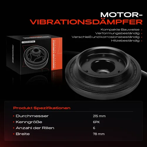 Riemenscheibe, Kurbelwelle Frankberg 5481FB0053301 Bild Riemenscheibe, Kurbelwelle Frankberg 5481FB0053301