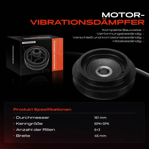 Riemenscheibe, Kurbelwelle Frankberg 5481FB0053307 Bild Riemenscheibe, Kurbelwelle Frankberg 5481FB0053307