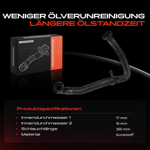 Schlauch, Zylinderkopfhaubenentlüftung Frankberg 5481FB0053333 Bild Schlauch, Zylinderkopfhaubenentlüftung Frankberg 5481FB0053333