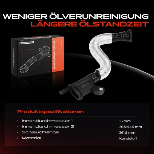 Schlauch, Zylinderkopfhaubenentlüftung Frankberg 5481FB0053336 Bild Schlauch, Zylinderkopfhaubenentlüftung Frankberg 5481FB0053336