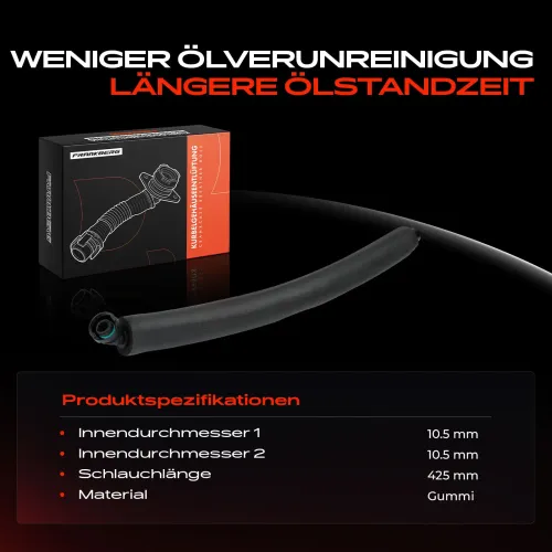 Schlauch, Zylinderkopfhaubenentlüftung Frankberg 5481FB0053351 Bild Schlauch, Zylinderkopfhaubenentlüftung Frankberg 5481FB0053351