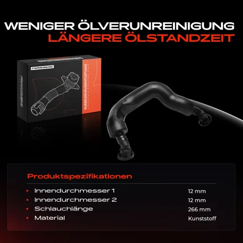 Schlauch, Zylinderkopfhaubenentlüftung Frankberg 5481FB0053362 Bild Schlauch, Zylinderkopfhaubenentlüftung Frankberg 5481FB0053362