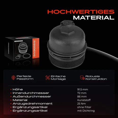 Deckel, Ölfiltergehäuse Frankberg 5481FB0053376 Bild Deckel, Ölfiltergehäuse Frankberg 5481FB0053376