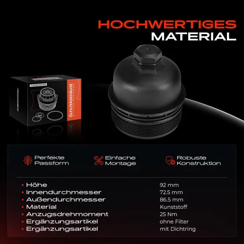 Deckel, Ölfiltergehäuse Frankberg 5481FB0053382 Bild Deckel, Ölfiltergehäuse Frankberg 5481FB0053382