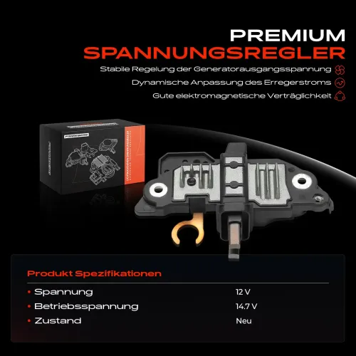 Generatorregler 12 V Frankberg 5481FB0053392 Bild Generatorregler 12 V Frankberg 5481FB0053392