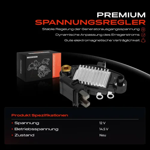 Generatorregler 12 V Frankberg 5481FB0053433 Bild Generatorregler 12 V Frankberg 5481FB0053433