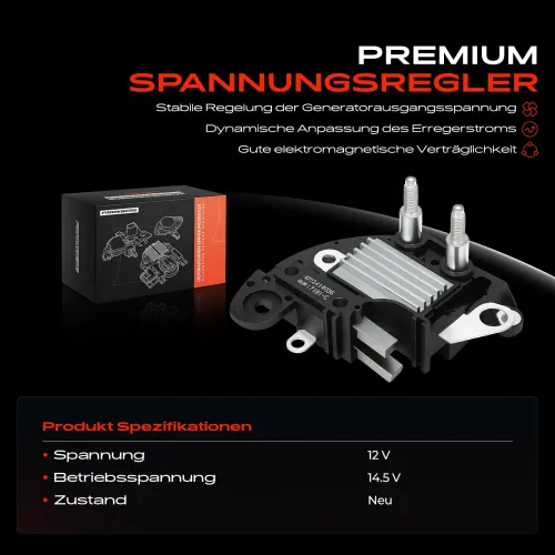 Generatorregler 12 V Frankberg 5481FB0053439 Bild Generatorregler 12 V Frankberg 5481FB0053439